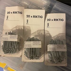 IKEA RIKTIG Curtain hook, 20 pack set of 3